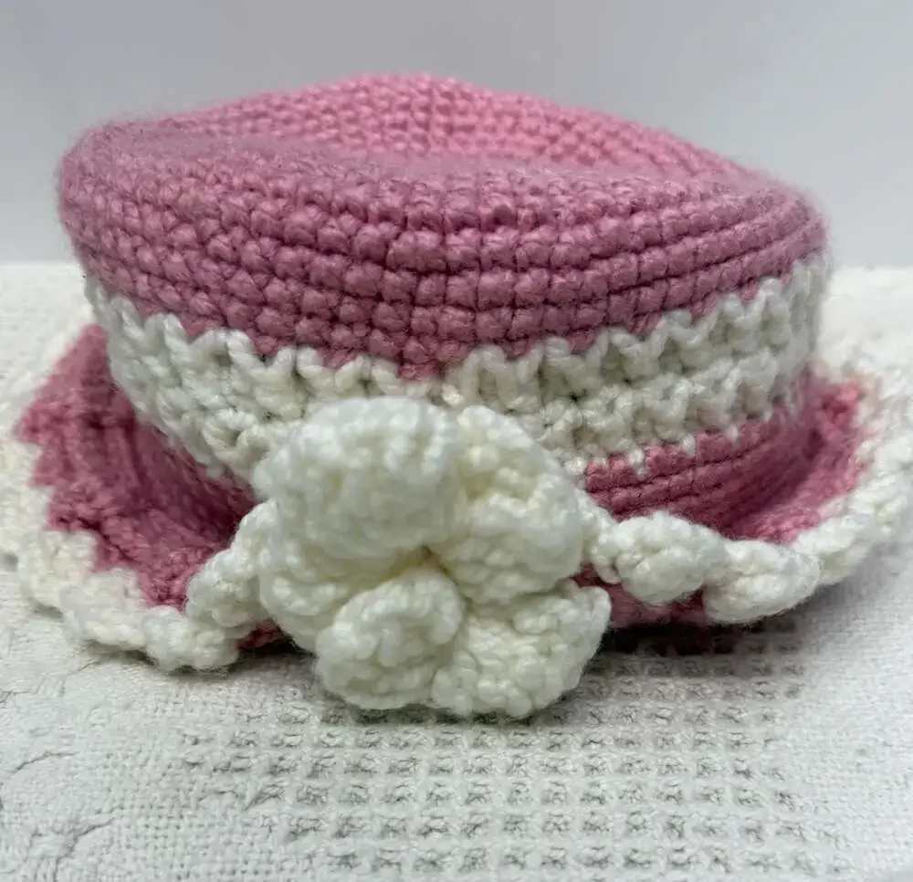Handmade crochet bucket